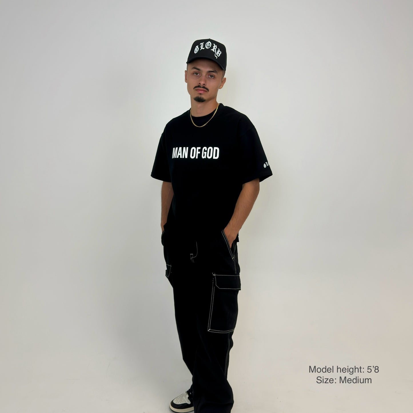 Man Of God Tee - Black