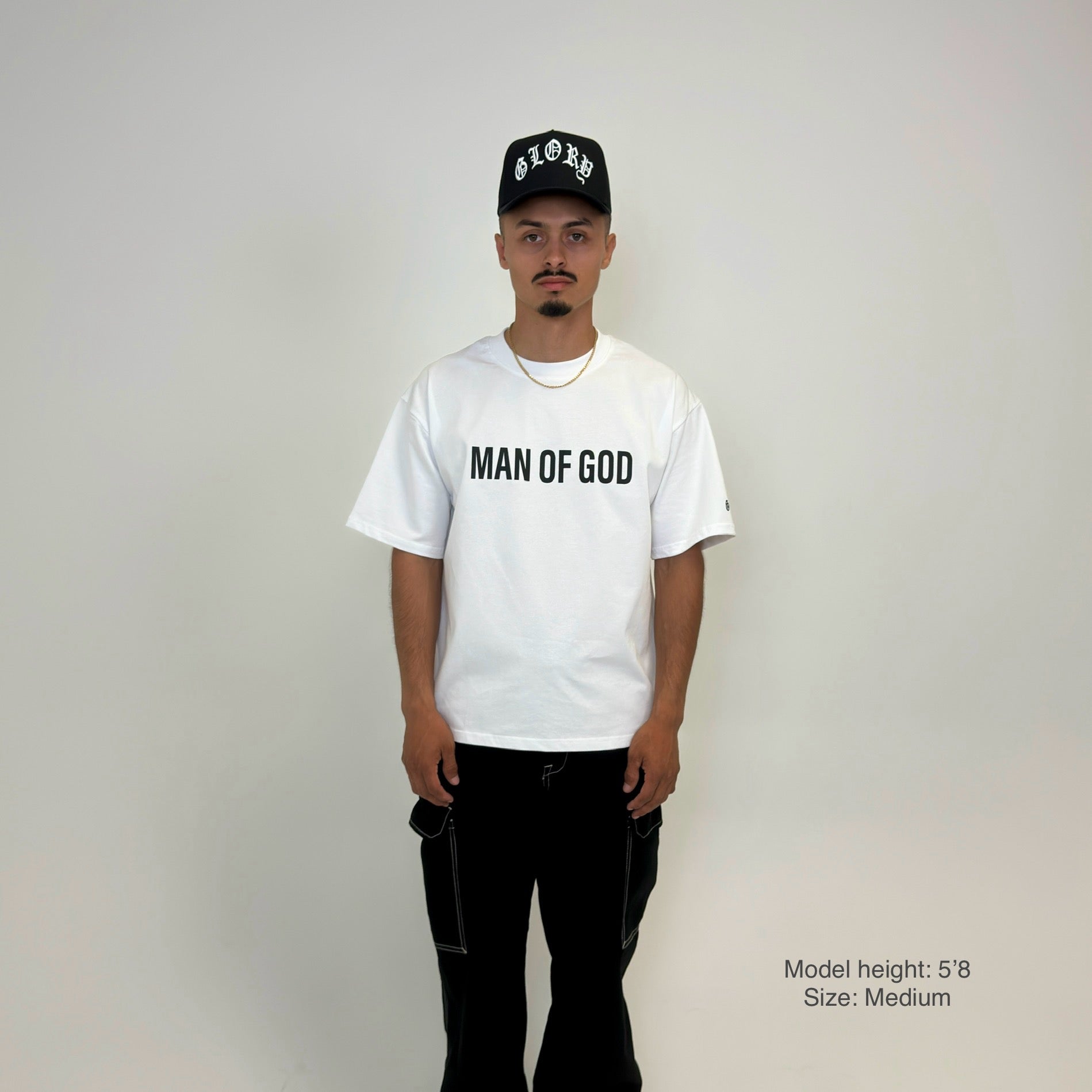 Man Of God Tee - White
