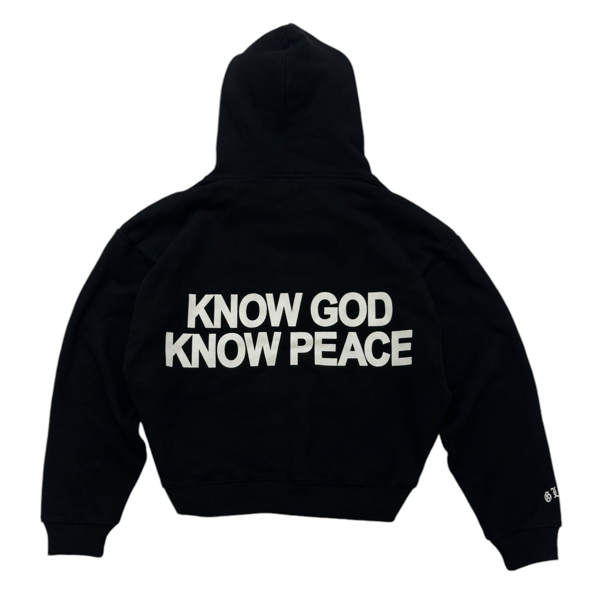 No God No Peace Hoodie - Black