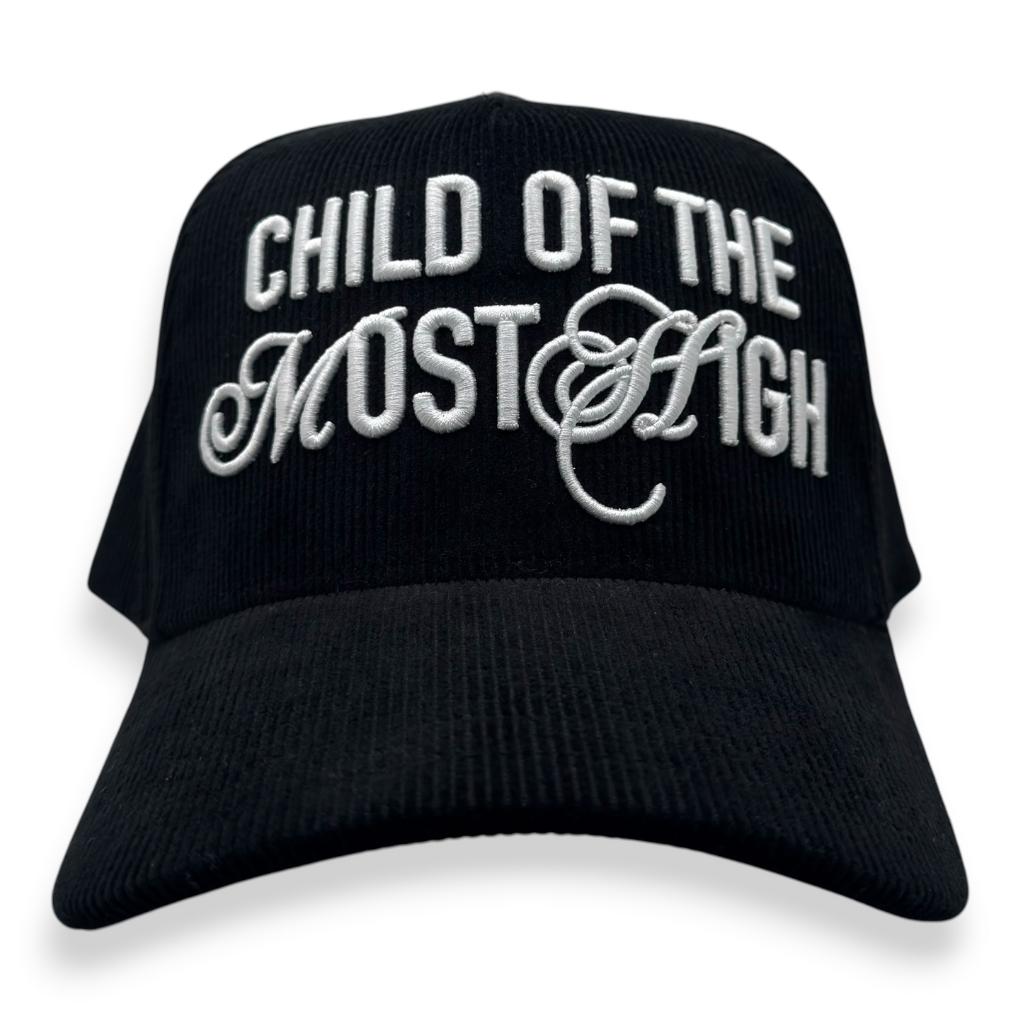 Child of The Most High Hat - Black Corduroy
