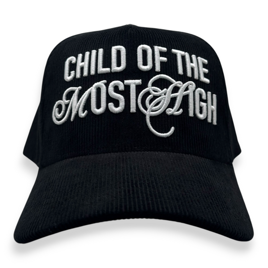 Child of The Most High Hat - Black Corduroy