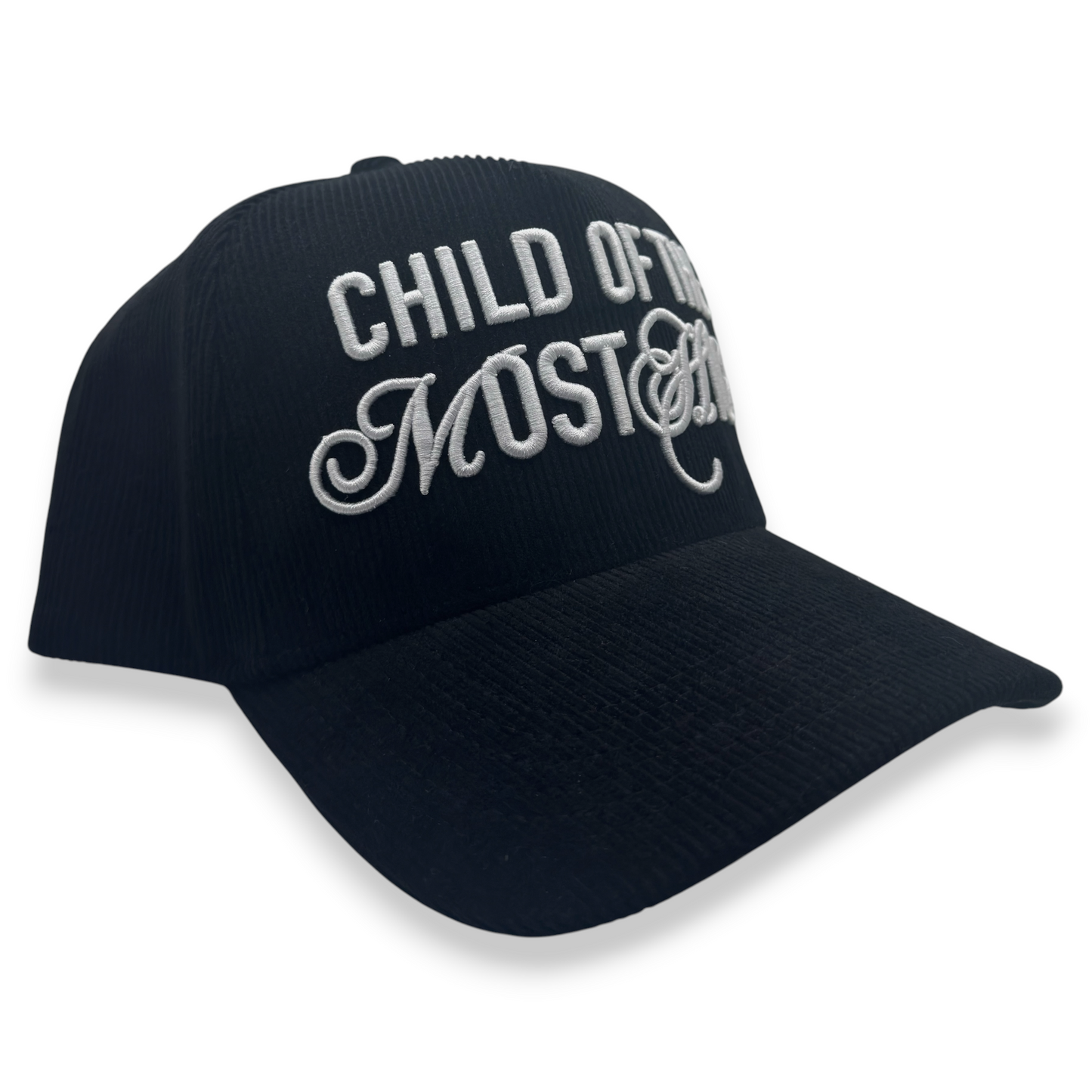 Child of The Most High Hat - Black Corduroy
