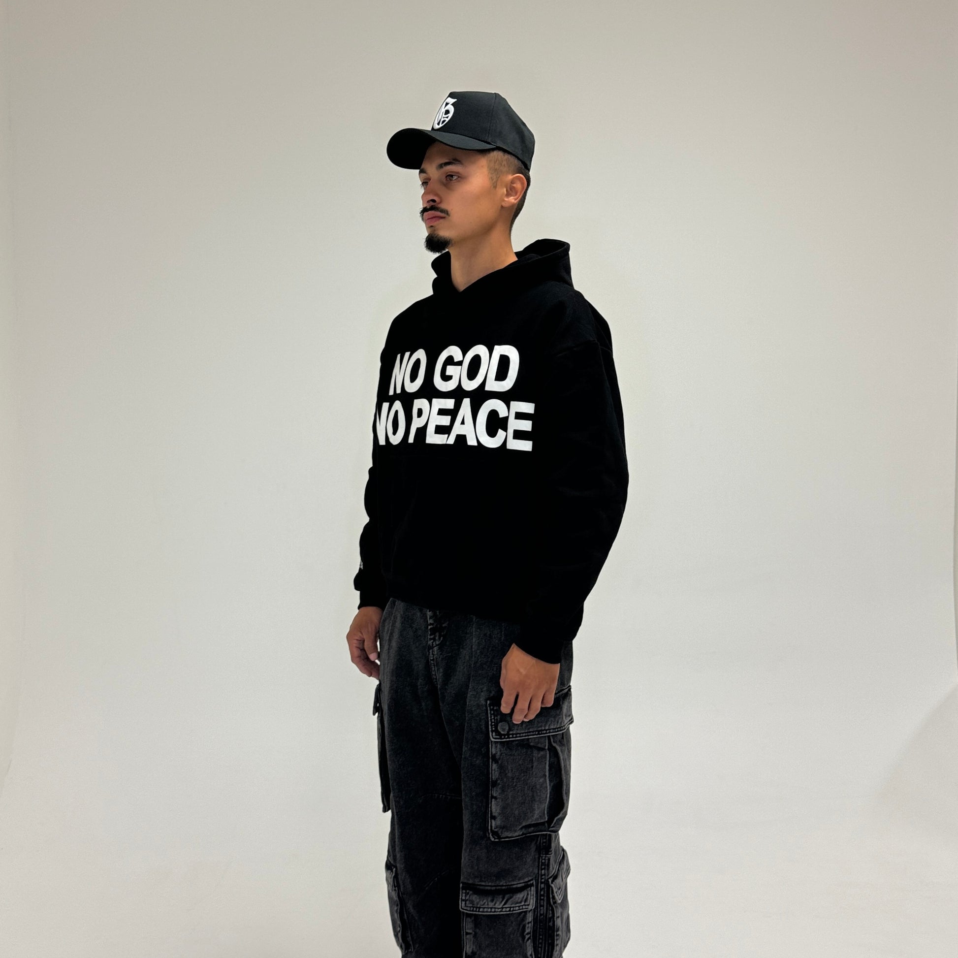 No God No Peace Hoodie - Black